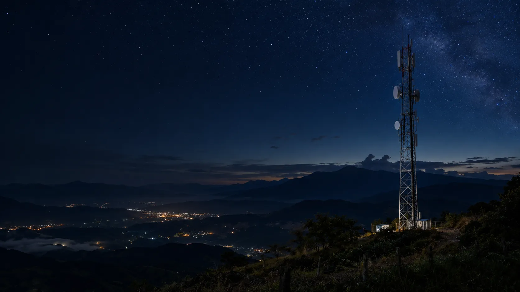 Torre de Internet Rural Tuluá sobre el valle